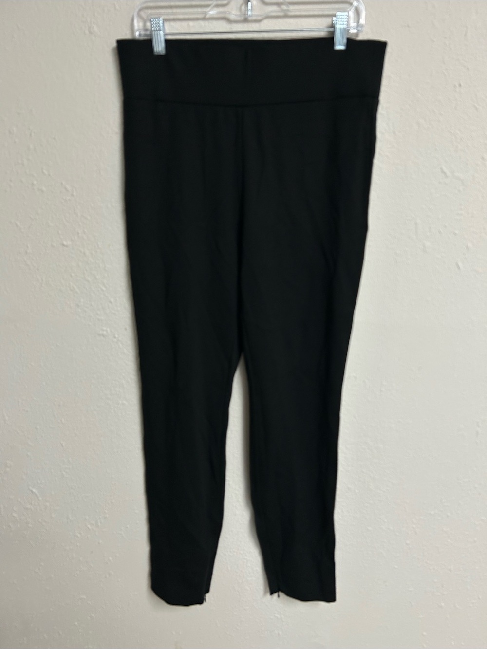 Masai Copenhagen Poline Black Zip Ankle Jersey Leggings XL NWT